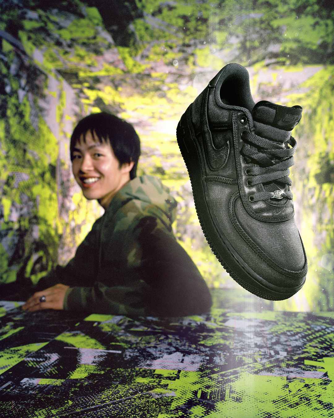 NIKE エアフォース NIKE公式】エア フォース 1 '07 'Twilight Marsh and Newsprint